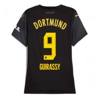 Echipament fotbal Borussia Dortmund Serhou Guirassy #9 Tricou Deplasare 2024-25 pentru femei maneca scurta